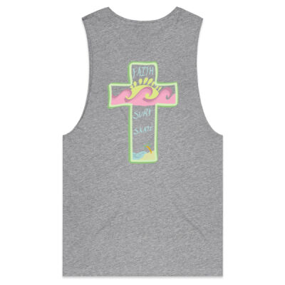 FSS Pastel Cross Muscle Tee Thumbnail
